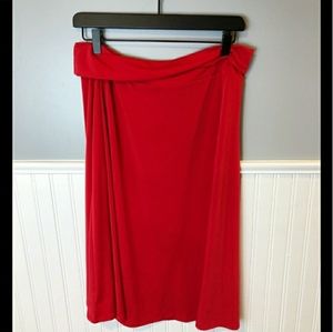 LuLaRoe XL Red / Orange Azure skirt